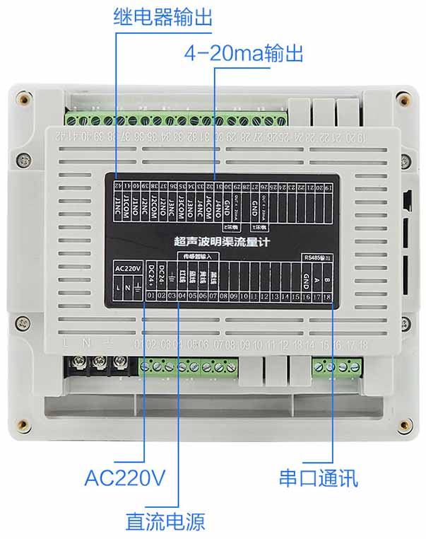 河水流量計接線圖