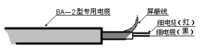 石灰石漿液超聲波液位計電纜線說明圖