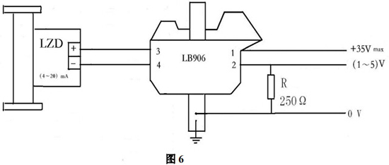 耐腐蝕浮子流量計本安防爆型接線圖